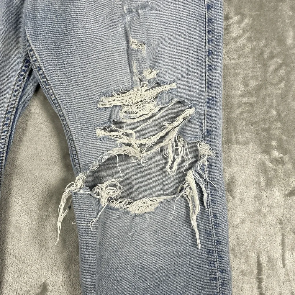 Vtg 80s 90s GAP Jeans Mens 32x30 Relaxed Boot Cut Fit DISTRESSED THRASHED